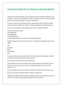 Instrument Stage 1 Exam with precise detailed solutions