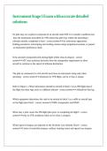 Instrument Stage 5 Exam with accurate detailed solutions