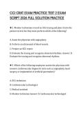 CCI CRAT EXAM PRACTICE TEST 2 EXAM SCRIPT 2026 FULL SOLUTION PRACTICE