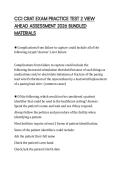 CCI CRAT EXAM PRACTICE TEST 2 VIEW AHEAD ASSESSMENT 2026 BUNDLED MATERIALS