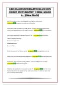 IC&RC EXAM PRACTICEQUESTIONS AND 100&percnt; CORRECT ANSWERS&vert;LATEST &excl;&excl;&excl;&excl;2026&vert;GRADED A&plus;&vert; &lpar;EXAM READY&rpar;