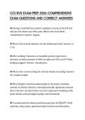 CCI RVS EXAM PREP 2026 COMPREHENSIVE EXAM QUESTIONS AND CORRECT ANSWERS