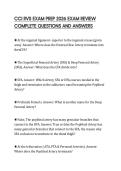 CCI RVS EXAM PREP 2026 EXAM REVIEW COMPLETE QUESTIONS AND ANSWERS