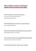HRCCC - Module 01 - Post test 1 &lbrack; CAC Required &rsqb; Questions with Correct Answers Latest Update