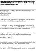 NASCLA Business Law and Management EXAM SC study guide COMPLETE EXAM Questions and Answers &lpar;Verified Answers&rpar; &lpar;Latest Update 2026&rpar; UPDATE&excl;&excl;