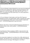 AMLS Pretest v 1&period;11 EXAM fully solved & updated 2025-2026&lpar;latest version verified for accuracy&rpar; &lpar;Questions &plus; Answers&rpar; Solved 100&percnt; Correct&excl;&excl;