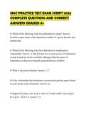 MAC PRACTICE TEST EXAM SCRIPT 2026 COMPLETE QUESTIONS AND CORRECT ANSWERS GRADED A&plus;