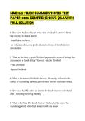 MAC3761 STUDY SUMMARY NOTES TEST PAPER 2026 COMPREHENSIVE Q&A WITH FULL SOLUTION
