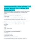 Transcultural Nursing COMPLETE EXAM LATEST VERSION 2026-2027 QUESTIONS AND 100- Verified ANSWERS &period;pdf