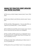 MAMAS TEST PRACTICE SCRIPT UPDATED 2026 TESTED SOLUTIONS