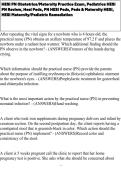 HESI PN Obstetrics&sol;Maternity Practice Exam&comma; Pediatrics HESI PN Review&comma; Hesi Peds&comma; PN HESI Peds&comma; Peds & Maternity HESI&comma; HESI Maternity&sol;Pediatric Remediation