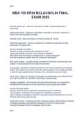 MBA 705 ERIN MCLAUGHLIN FINAL  EXAM 2026