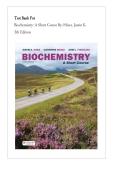  TEST BANK FOR Biochemistry&colon; A Short Course 5th Edition By &semi; Hines&comma; Justin K&period;&lpar; Latest Version&rpar; 