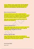 IHS ILE NEWEST ACTUAL EXAM &lpar;STUDY FOR THE WRITTEN  HEARING AID DEALERS&sol;FITTERS EXAM&rpar; WITH COMPLETE  QUESTIONS AND ANSWERS&sol;&sol; VERIFIED&sol;&sol;GRADED A&plus;&sol;