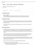 WGU D490 Cybersecurity DDN1 Graduate Capstone Task 2&colon; Project Proposal &vert; 100&percnt; Guaranteed Pass &vert; Passed On First Attempt