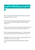 BOEING QUALITY QA COMPREHENSIVE EXAM 2026 QUESTIONS WITH SOLUTIONS GRADED A&plus;
