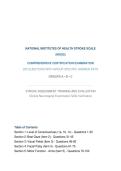 NATIONAL INSTITUTES OF HEALTH STROKE SCALE &lpar;NIHSS&rpar; BUNDLED EXAMS &excl;&excl;&excl;