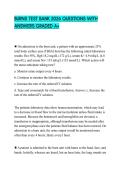 BURNS TEST BANK 2026 QUESTIONS WITH ANSWERS GRADED A&plus;