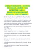 Dental anatomy EXAM 2 QUESTIONS AND CORRECT ANSWERS&vert;&vert;100&percnt; GUARANTEED PASS&vert;&vert;A&plus; GRADED&vert;&vert;UPDATED 2026&sol;2027 SYLLABUS&vert;&vert;<<LATEST VERSION>