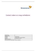 EVE Contact maken en vraag verhelderen &lpar;beoordeling&colon; GOED&rpar;