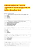 Pathophysiology&colon; A Practical Approach 4th Edition Test Bank &vert; Lachel Story &vert; Latest Update 2026 &vert; 100&percnt; Pass Guarantee