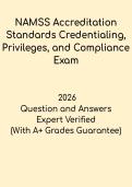 NAMSS Accreditation Standards &ndash; Credentialing&comma; Privileging & Compliance Study Guide &lpar;CPMSM&sol;CPCS&rpar; PDF