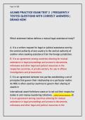 ACAMS PRACTICE EXAM TEST 2  &vert; FREQUENTLY  TESTED QUESTIONS WITH CORRECT ANSWERS &vert;  BRAND NEW&excl; 