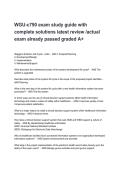 WGU-c790 exam study guide with complete solutions latest review &sol;actual exam already passed graded A&plus;