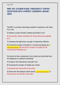 EMS 1021 COURSE EXAM &vert; FREQUENTLY TESTED  QUESTIONS WITH CORRECT ANSWERS &vert; BRAND  NEW&excl;