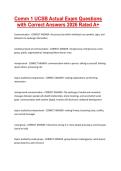 Comm 1 UCSB Actual Exam Questions with Correct Answers 2026 Rated A&plus;