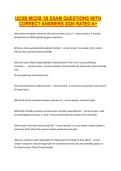 UCSB MCDB 1B EXAM QUESTIONS WITH CORRECT ANSWERS 2026 RATED A&plus;