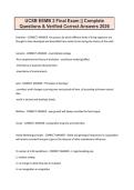 UCSB EEMB 2 Final Exam Complete Questions & Verified Correct Answers 2026