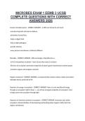 MICROBES EXAM 1 EEMB 3 UCSB COMPLETE QUESTIONS WITH CORRECT ANSWERS 2026