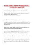 UCSB EEMB 7 Exam 1 Questions With Correct Answers 2026