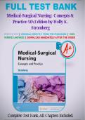 Full Test Bank for Medical- Surgical Nursing&colon; concepts &  Practice 5th Edition by Holly K&period;Stromberg &vert; 2026 Latest update&period;