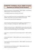 UCSB PSY 154 Midterm Exam &lpar;2026&rpar; Complete Questions & Verified Correct Answers