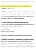 QMHA Test Prep Exam Questions and Answers &lpar;verified Answers&rpar; 2026