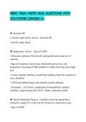 NBRC FINAL PAPER 2026 QUESTIONS WITH SOLUTIONS GRADED A&plus;