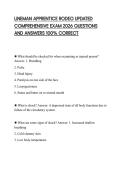 LINEMAN APPRENTICE RODEO UPDATED COMPREHENSIVE EXAM 2026 QUESTIONS AND ANSWERS 100&percnt; CORRECT