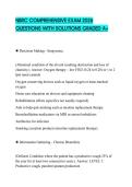 NBRC COMPREHENSIVE EXAM 2026 QUESTIONS WITH SOLUTIONS GRADED A&plus;