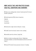 NBRC MOCK TMC AND PRACTICE EXAMS 2026 FULL QUESTIONS AND ANSWERS