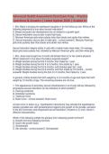 Advanced Health Assessment Final Exam Prep &ndash; Practice  Questions & Answers &vert; Latest Update 2026 &vert; Graded A&plus;