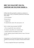 NBRC TMC EXAM SCRIPT 2026 FULL QUESTIONS AND SOLUTIONS GRADED A&plus;