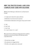 NBRC TMC PRACTICE EXAMS A AND B 2026 COMPLETE STUDY GUIDE WITH SOLUTIONS