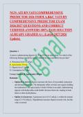 NGN- ATI RN VATI COMPREHENSIVE  PREDICTOR 2026 FORM A&comma;B&C VATI RN  COMPREHENSIVE PREDICTOR EXAM  2026&sol;2027 QUESTIONS AND CORRECT  VERIFIED ANSWERS 100&percnt; PASS SOLUTION  ALREADY GRADED A&plus;&semi; &lpar;Latest 2027&sol;2026  Update&rpar;  