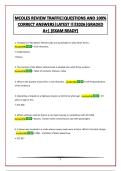 MCOLES REVIEW TRAFFIC &vert;QUESTIONS AND 100&percnt; CORRECT ANSWERS&vert;LATEST &excl;&excl;&excl;&excl;2026&vert;GRADED A&plus;&vert; &lpar;EXAM READY&rpar;
