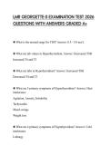 LMR GEORGETTE-S EXAMINATION TEST 2026 QUESTIONS WITH ANSWERS GRADED A&plus;
