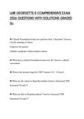 LMR GEORGETTE-S COMPREHENSIVE EXAM 2026 QUESTIONS WITH SOLUTIONS GRADED A&plus;
