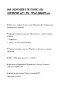 LMR GEORGETTE-S TEST BANK 2026 QUESTIONS WITH SOLUTIONS GRADED A&plus;