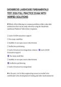 DATABRICKS LAKEHOUSE FUNDAMENTALS TEST 2026 FULL PRACTICE EXAM WITH VERIFIED SOLUTIONS